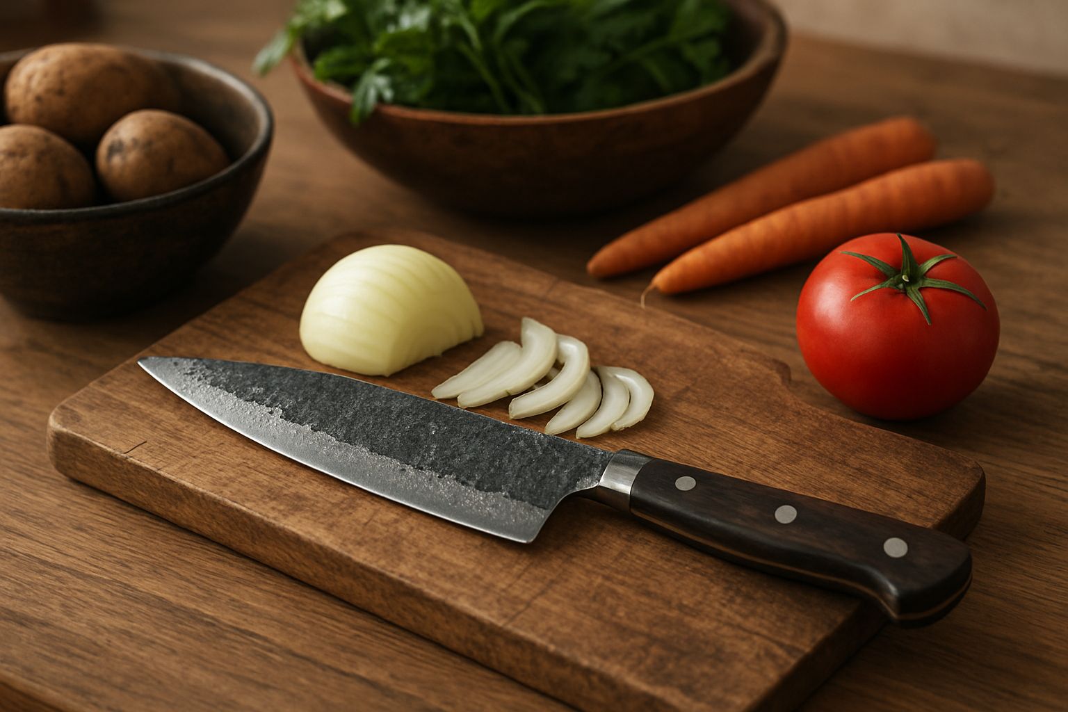 ножи кухонные из кованой стали ножи кухонные из кованой стали